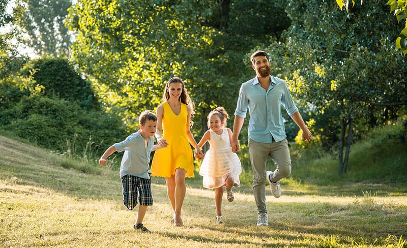 Family In The Countryside