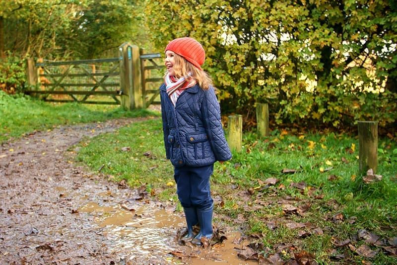 Little Girl In The Rain