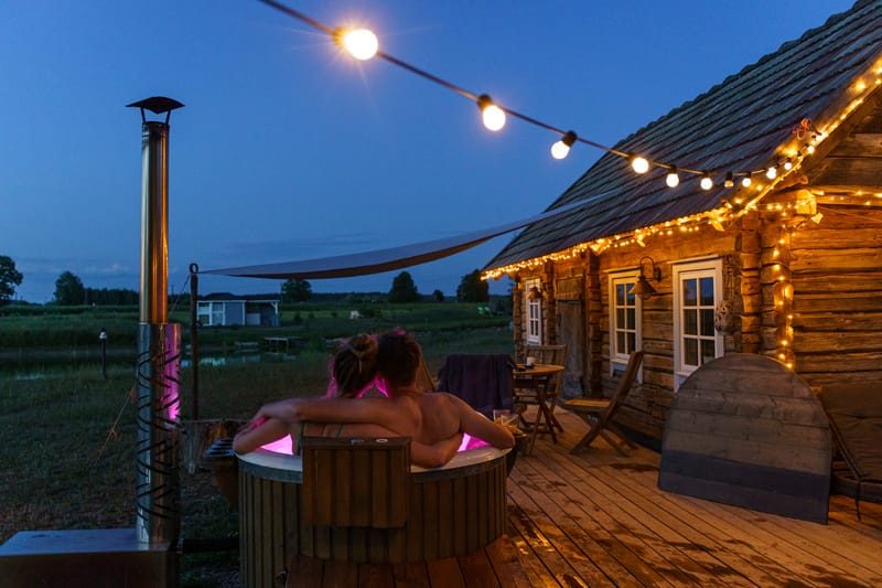 Couple In A Hot Tub