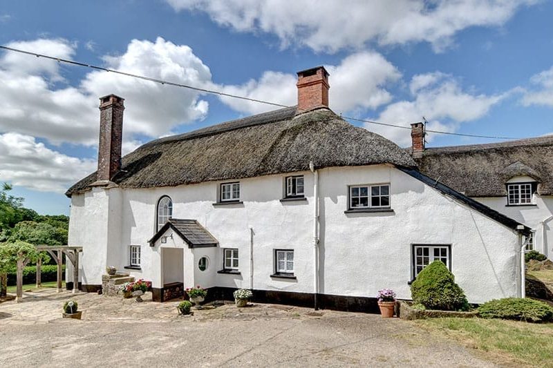 Thatched Farmhouse, Rose Ash