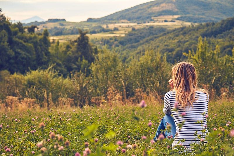 Woman In The Countryside